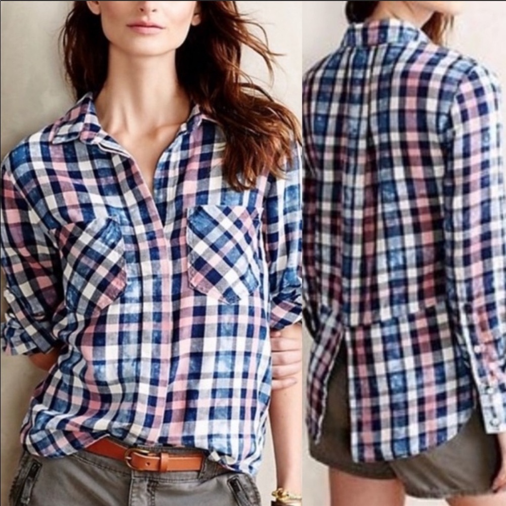 Anthropologie Cloth & Stone Flannel